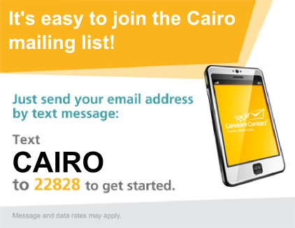 Join the Cairo Mailing List