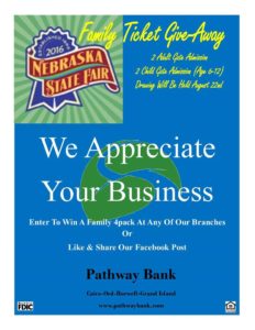pathway bank state fair tickets