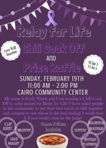 Relay for life flyer