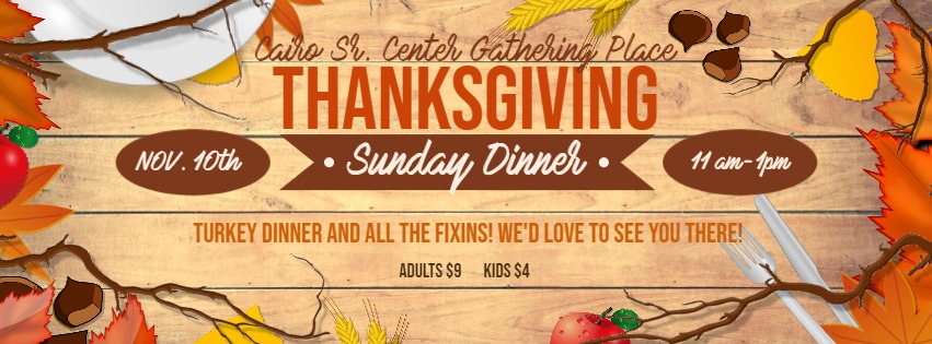 thanksgiving dinner at the gathering place